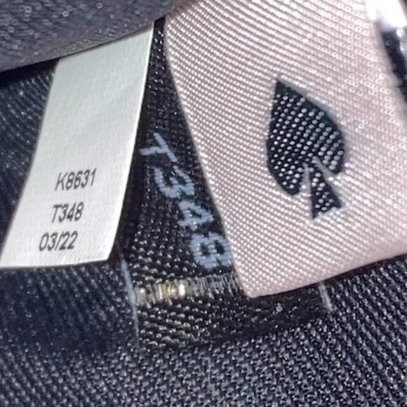 kate spade Spencer Summer Flower Embossed Cardholder with COA - Picture 8 of 9